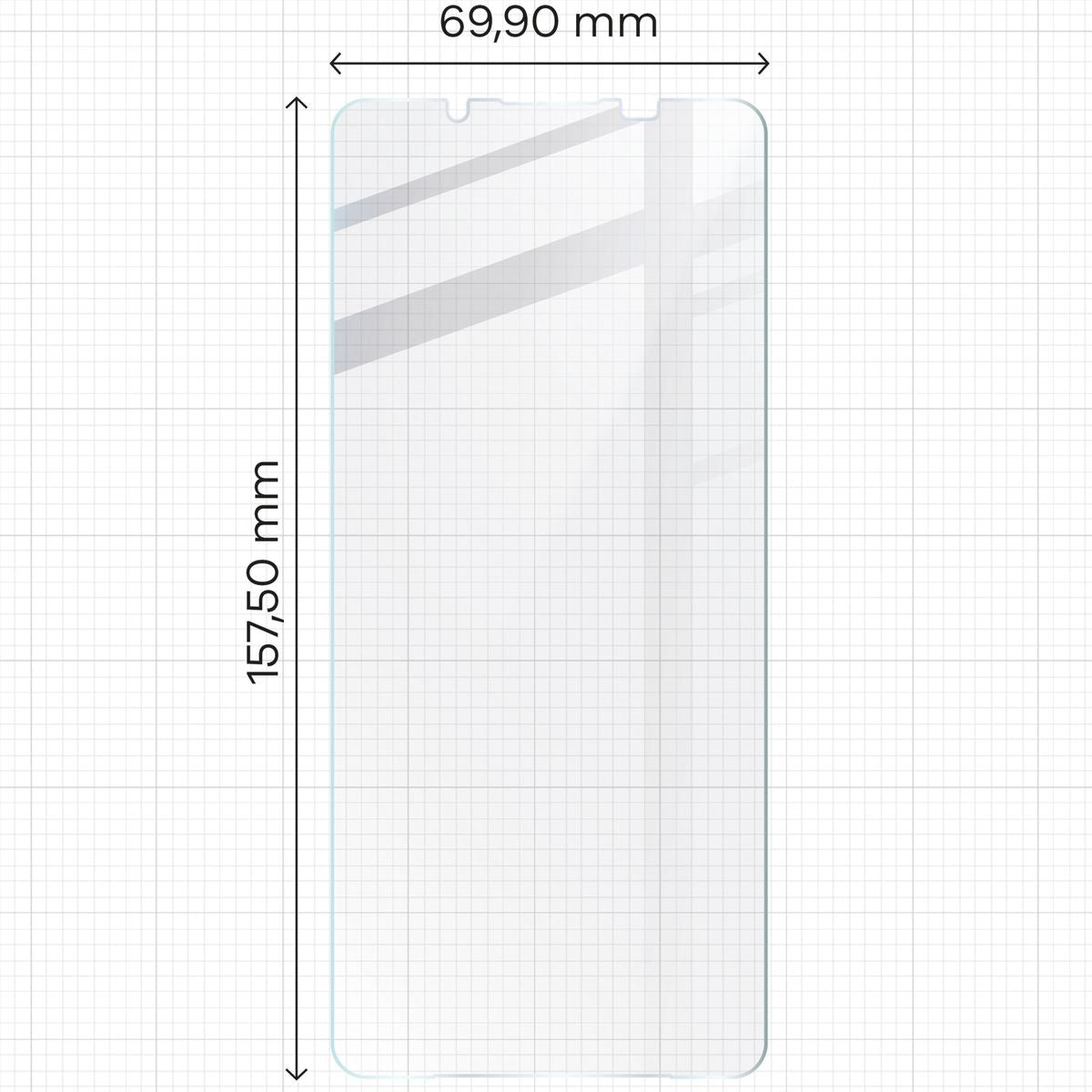 Gehärtetes Glas - 3 Stück + Kameraschutz für Sony Xperia 1 VI, Bizon Glass Clear 2 Pack