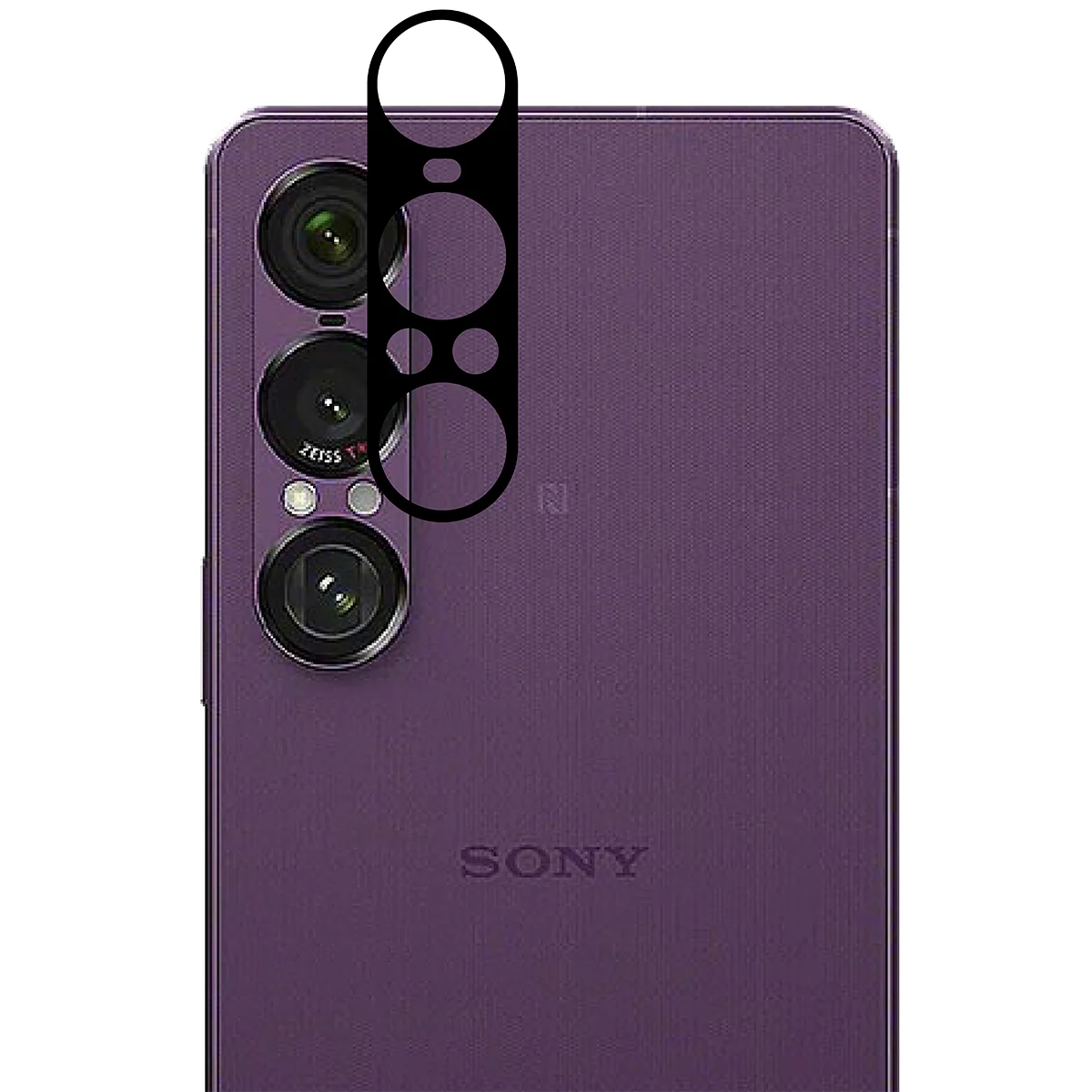 Gehärtetes Glas - 3 Stück + Kameraschutz für Sony Xperia 1 VII, Bizon Glass Clear Pack