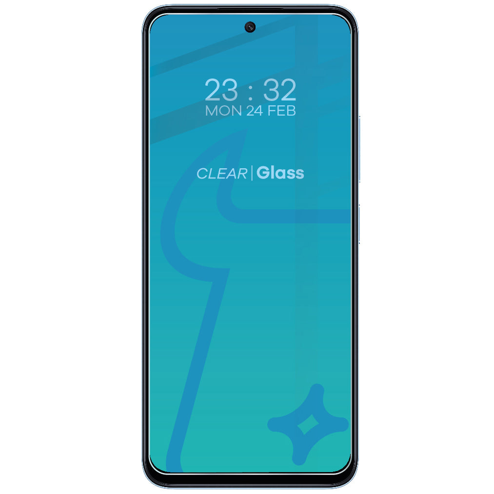 Gehärtetes Glas Bizon Glass Clear 2 Pack - 3 Stück + Kameraschutz, Xiaomi Redmi 12