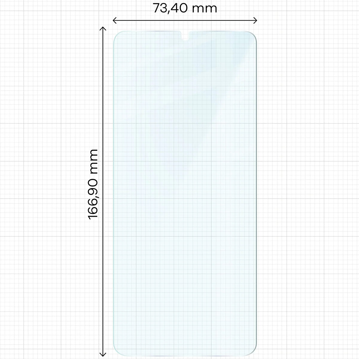 Gehärtetes Glas - 3 Stück + Kameraschutz für Xiaomi Redmi A5 4G / POCO C71 4G, Bizon Glass Clear 2 Pack