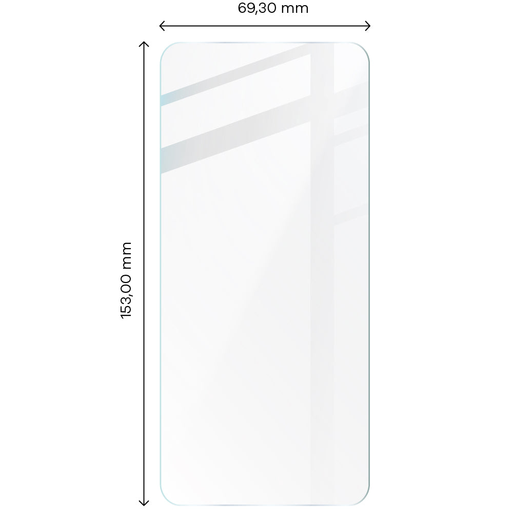 Gehärtetes Glas für Xiaomi Redmi Note 11 / 11S 4G, Bizon Glass Clear 2
