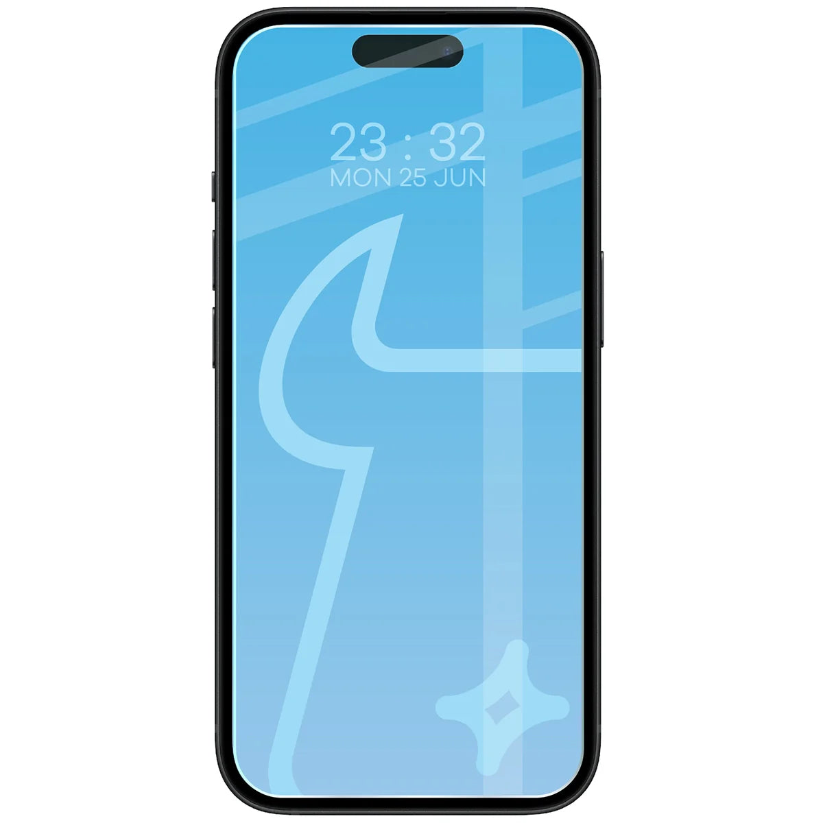 Gehärtetes Glas für iPhone 15 / 15 Pro / 16 , Bizon Glass Clear Duo, 2 Stück