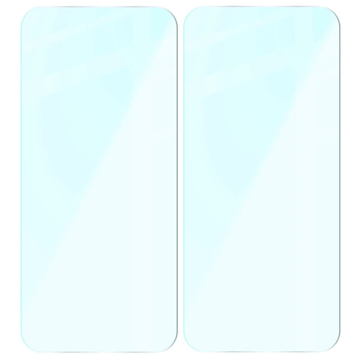 Gehärtetes Glas für iPhone 15 / 15 Pro / 16 , Bizon Glass Clear Duo, 2 Stück