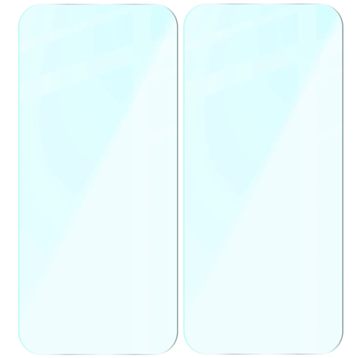 Gehärtetes Glas für iPhone 16 Pro Max, Bizon Glass Clear Duo, 2 Stück