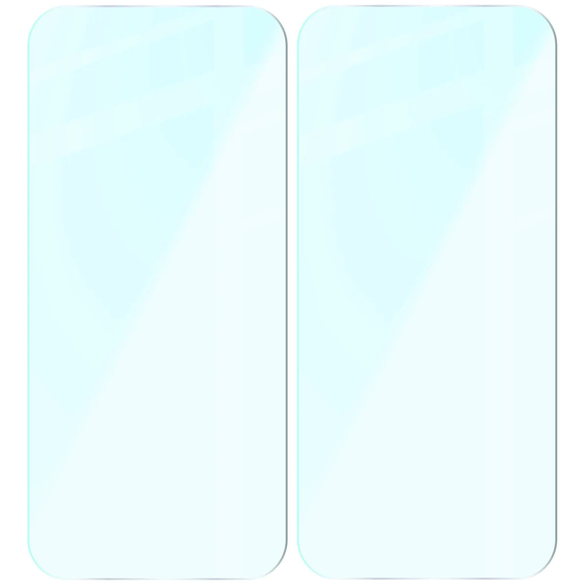 Gehärtetes Glas für iPhone 17 / 17 Pro / 16 Pro, Bizon Glass Clear Duo, 2 Stück