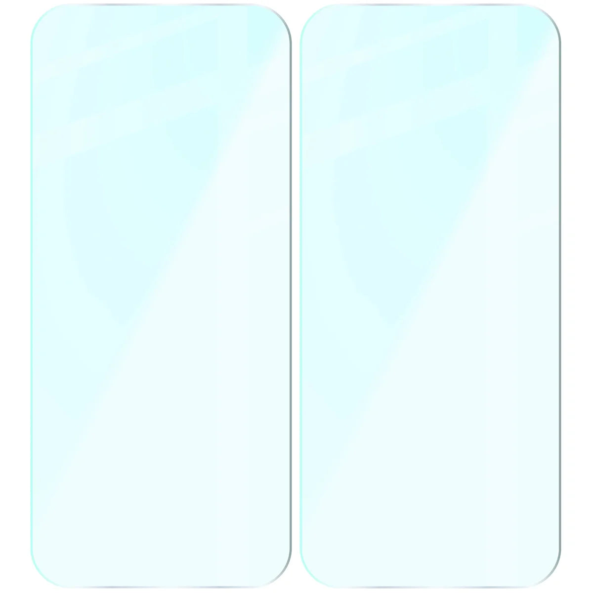 Gehärtetes Glas für iPhone Air, Bizon Glass Clear Duo, 2 Stück