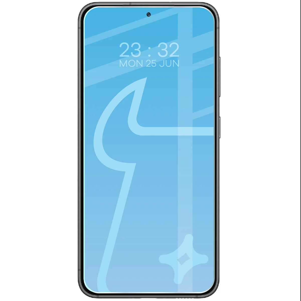Gehärtetes Glas für Galaxy S23 Plus, Bizon Glass Clear Duo, 2 Stück