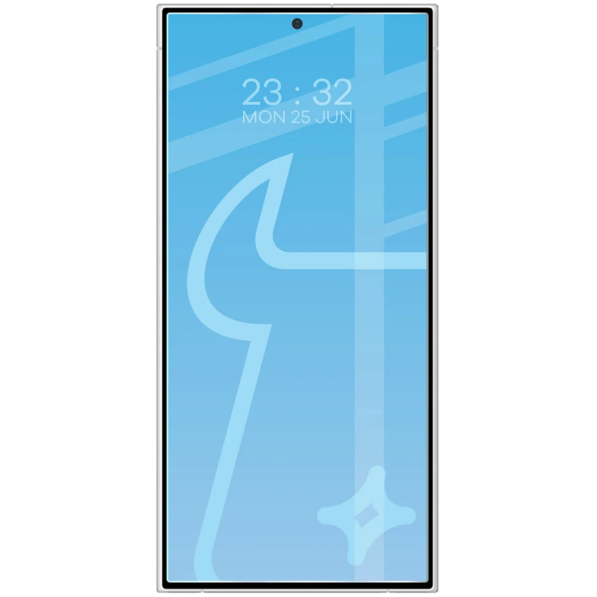 Gehärtetes Glas für Galaxy S24 Ultra, Bizon Glass Clear Duo, 2 Stück