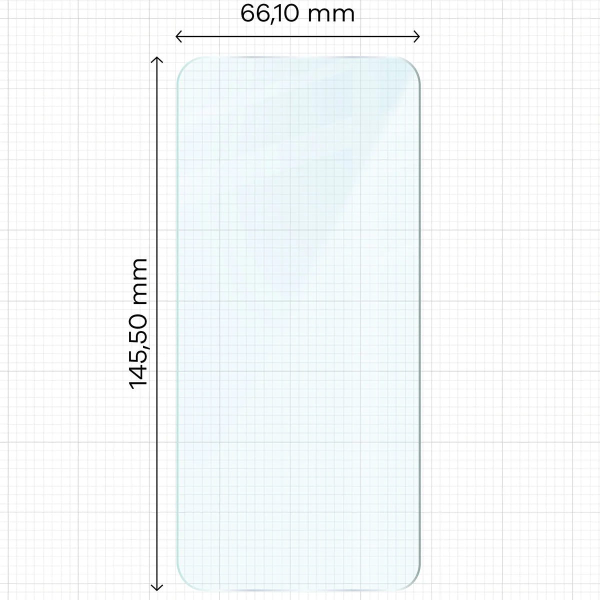 Gehärtetes Glas für Google Pixel 8a, Bizon Glass Clear Duo, 2 Stück