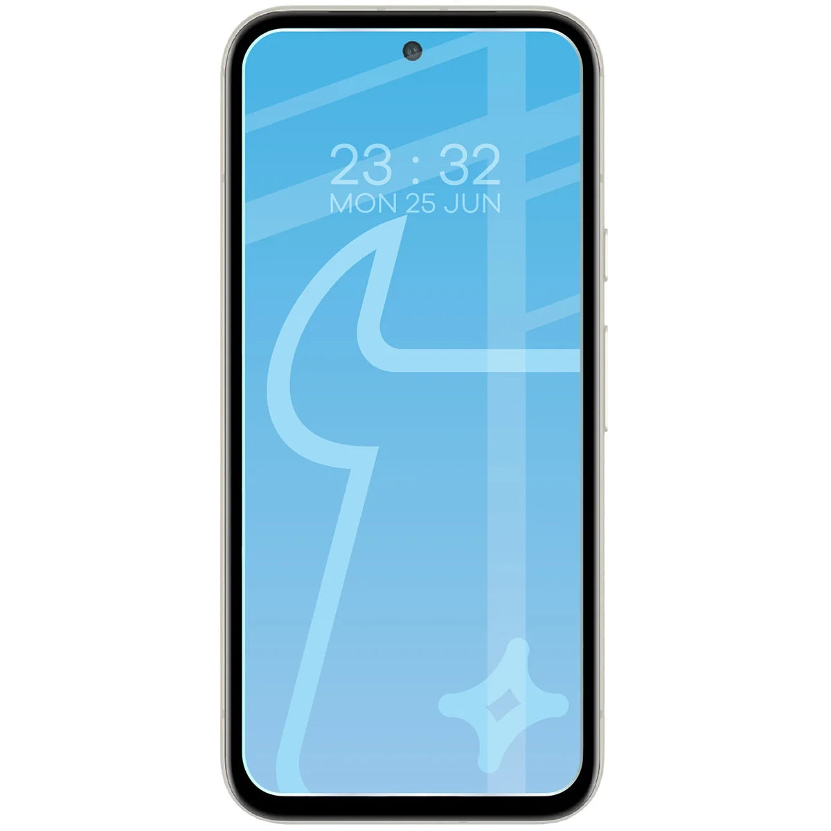 Gehärtetes Glas für Google Pixel 8a, Bizon Glass Clear Duo, 2 Stück