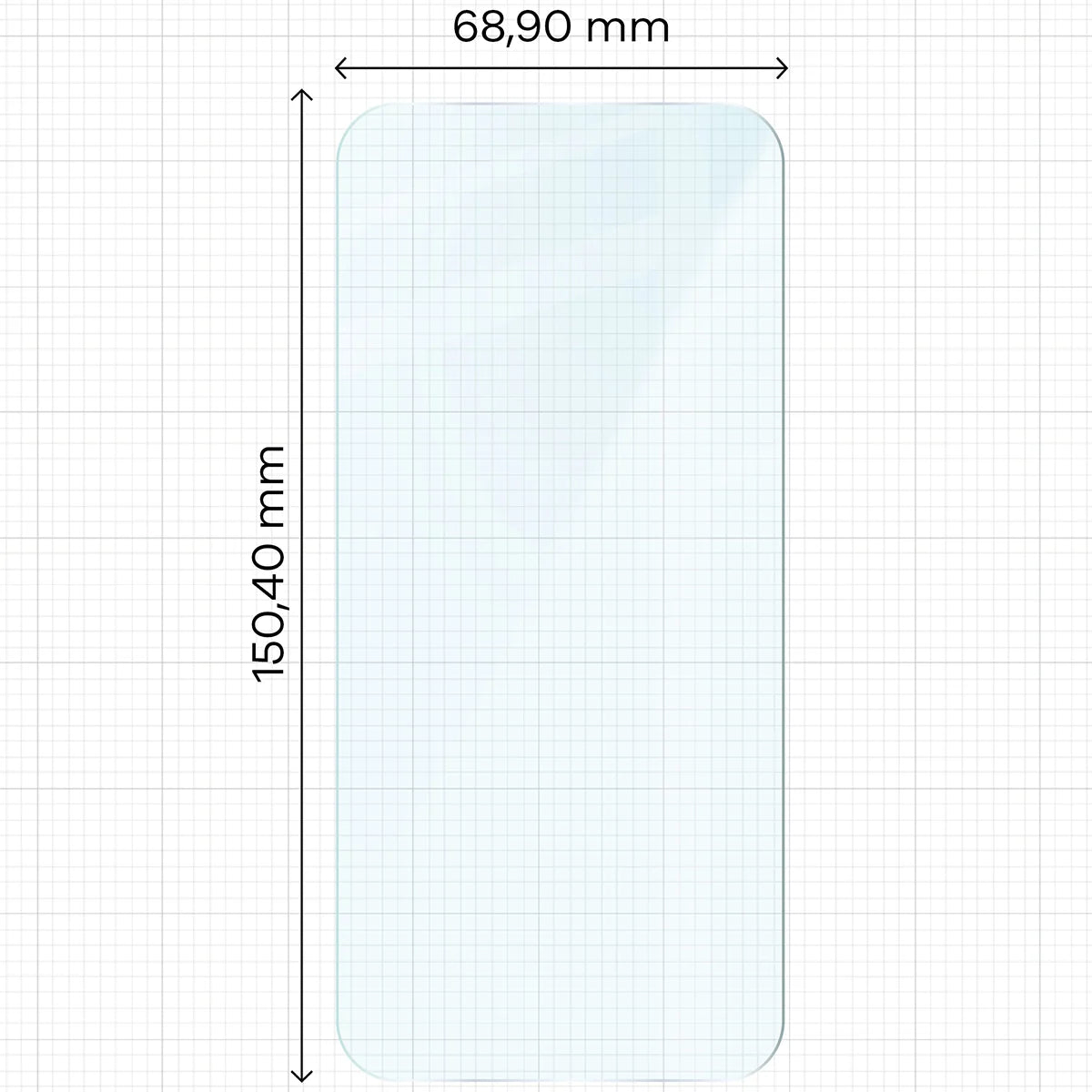 Gehärtetes Glas für Google Pixel 9a, Bizon Glass Clear Duo, 2 Stück