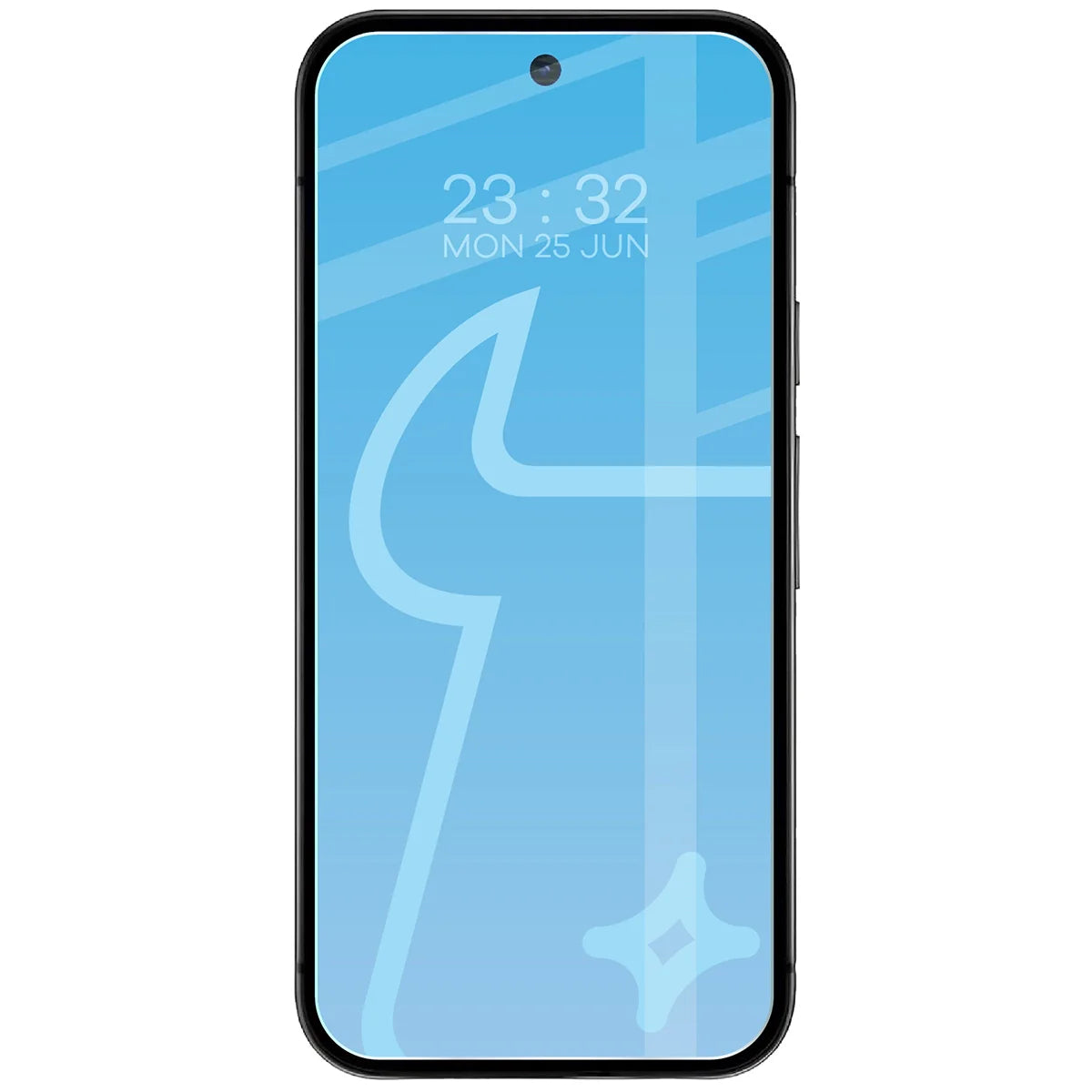 Gehärtetes Glas für Google Pixel 9a, Bizon Glass Clear Duo, 2 Stück