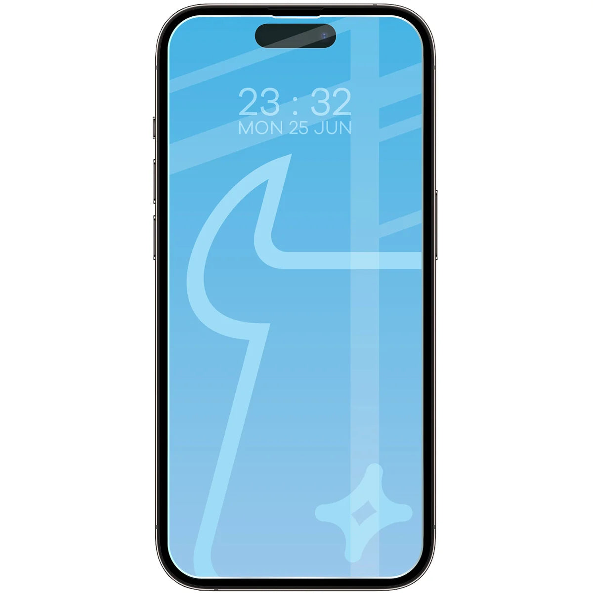 Gehärtetes Glas für iPhone 14 Pro, Bizon Glass Clear Duo, 2 Stück