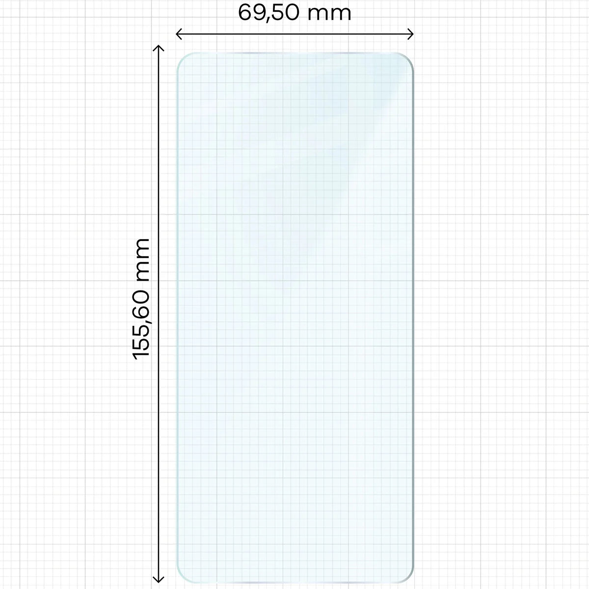 Gehärtetes Glas für Motorola Moto G86 5G / G86 Power 5G, Bizon Glass Clear Duo, 2 Stück
