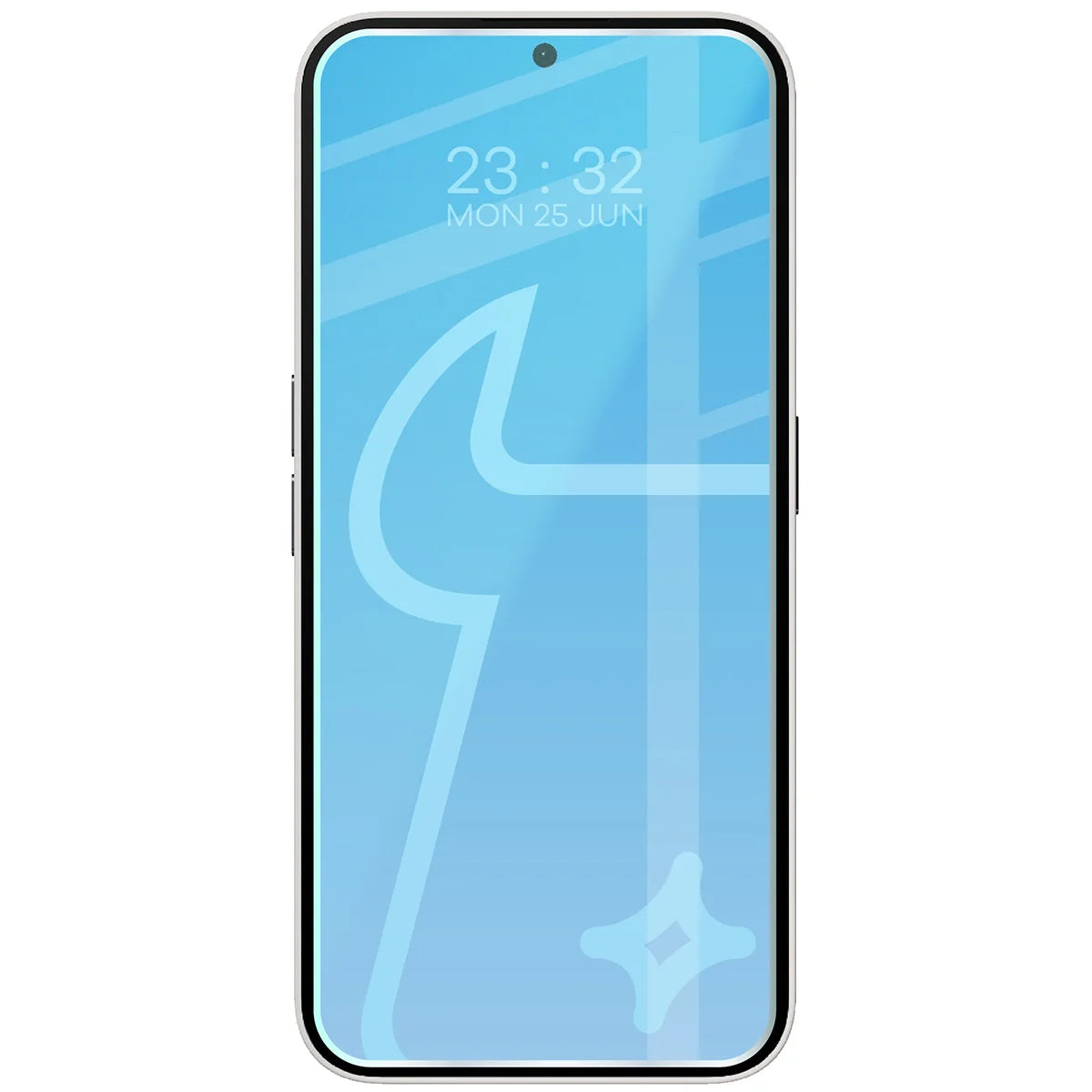 Gehärtetes Glas für Nothing Phone (2), Bizon Glass Clear Duo, 2 Stück