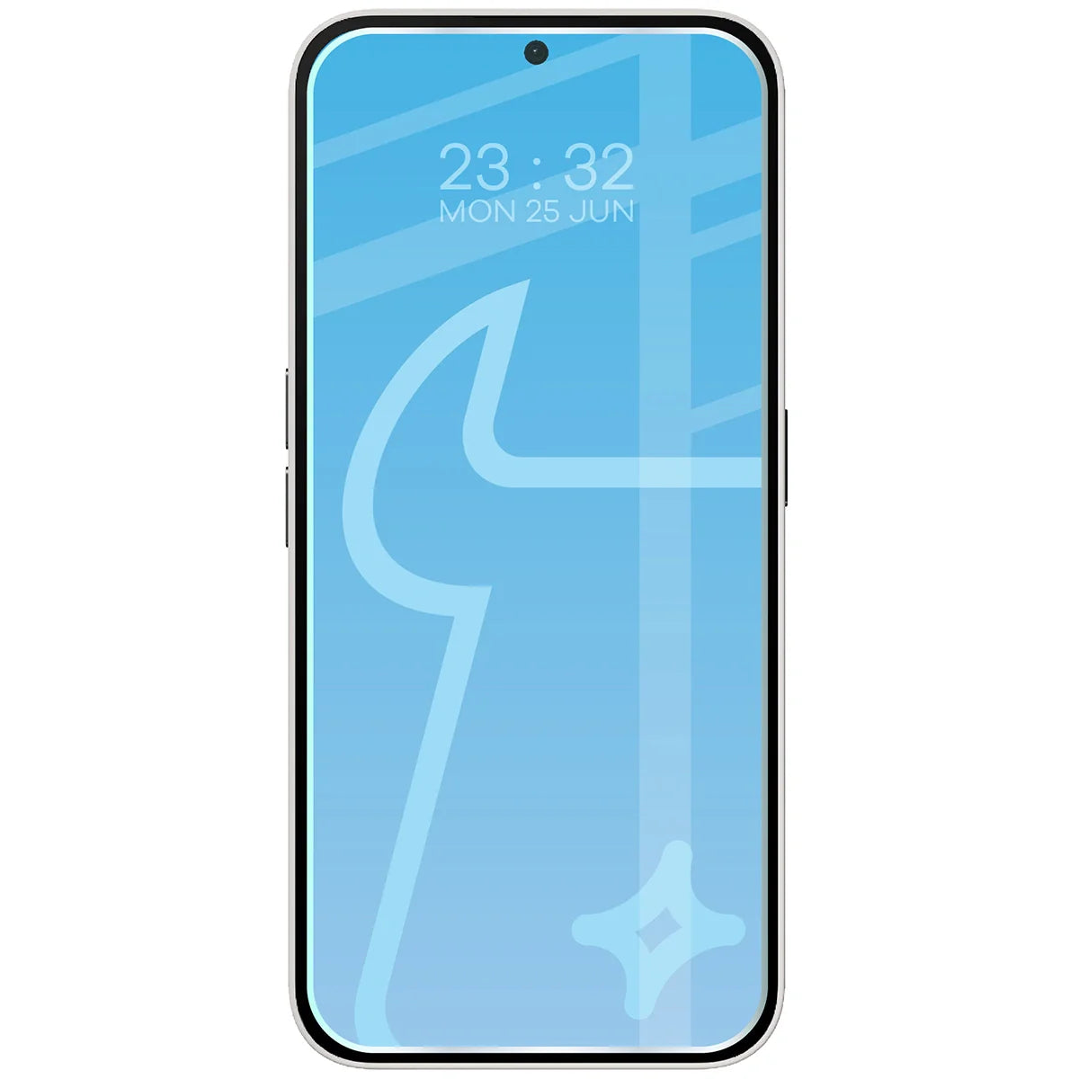 Gehärtetes Glas für Nothing Phone (2a) / (2a) Plus, Bizon Glass Clear Duo, 2 Stück