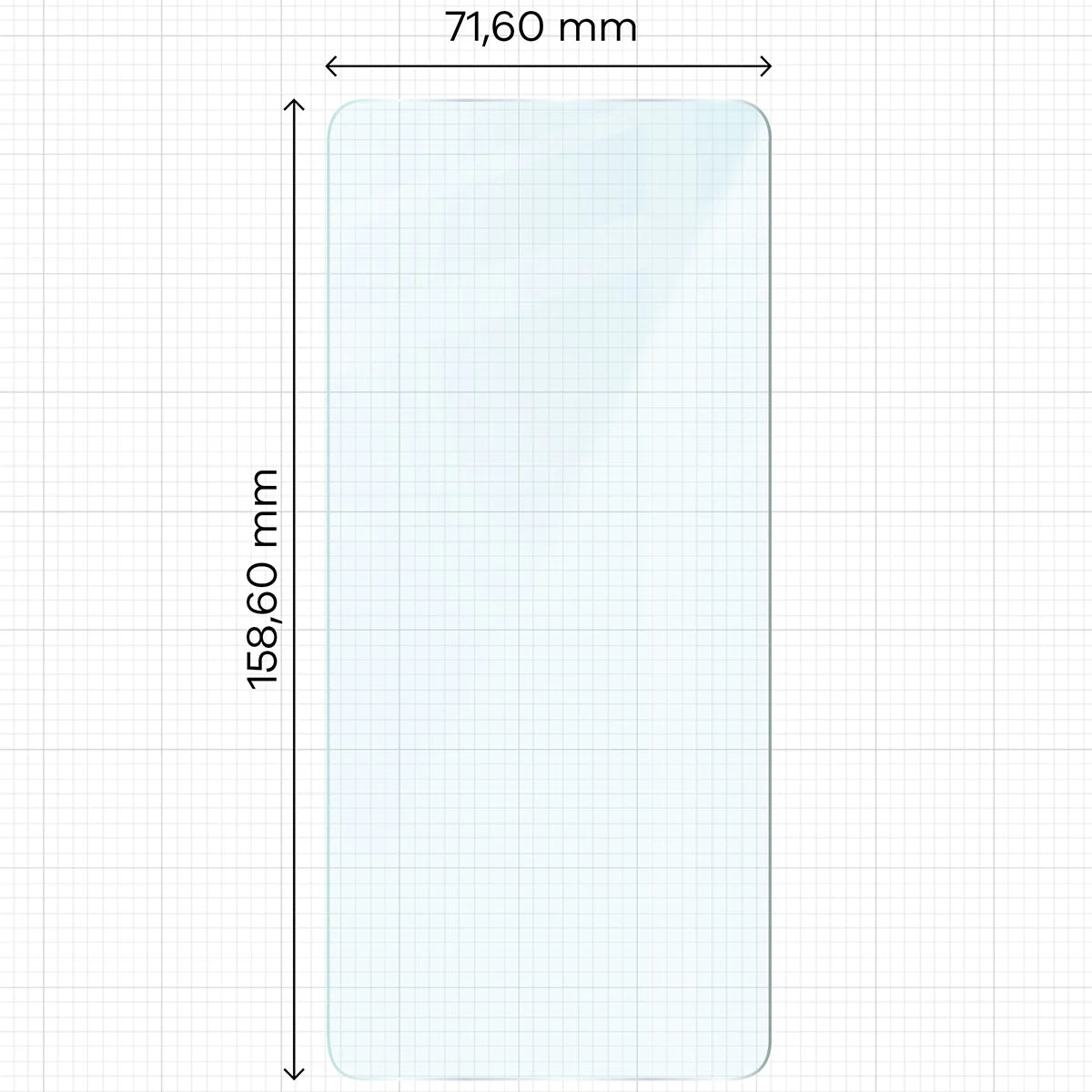 Gehärtetes Glas für OnePlus 13R, Bizon Glass Clear Duo, 2 Stück