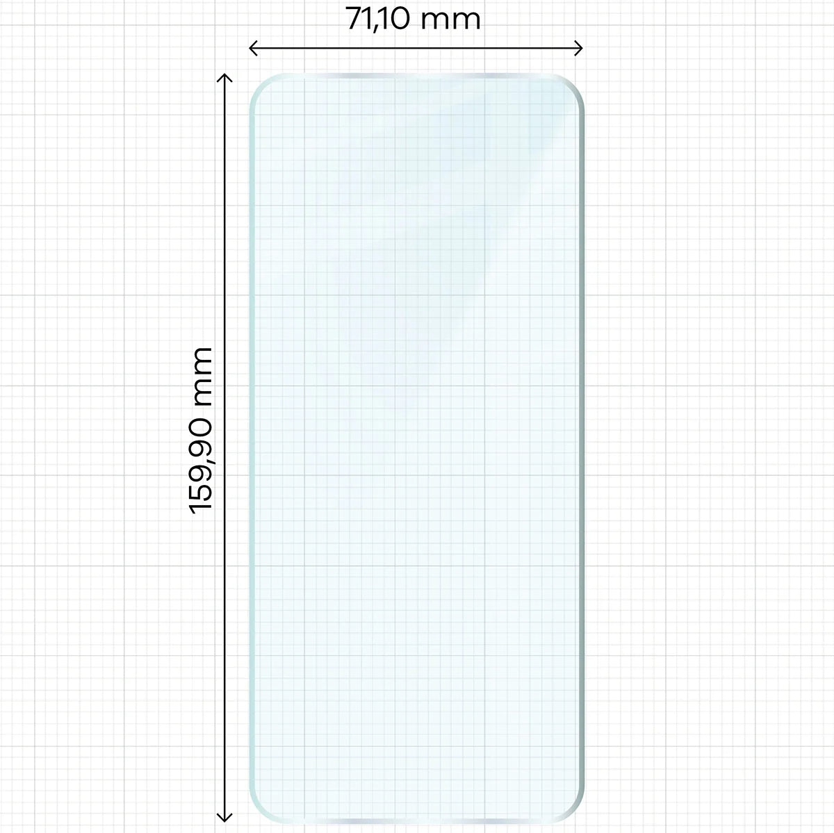 Gehärtetes Glas für Realme 12 / 12x, Bizon Glass Clear Duo, 2 Stück