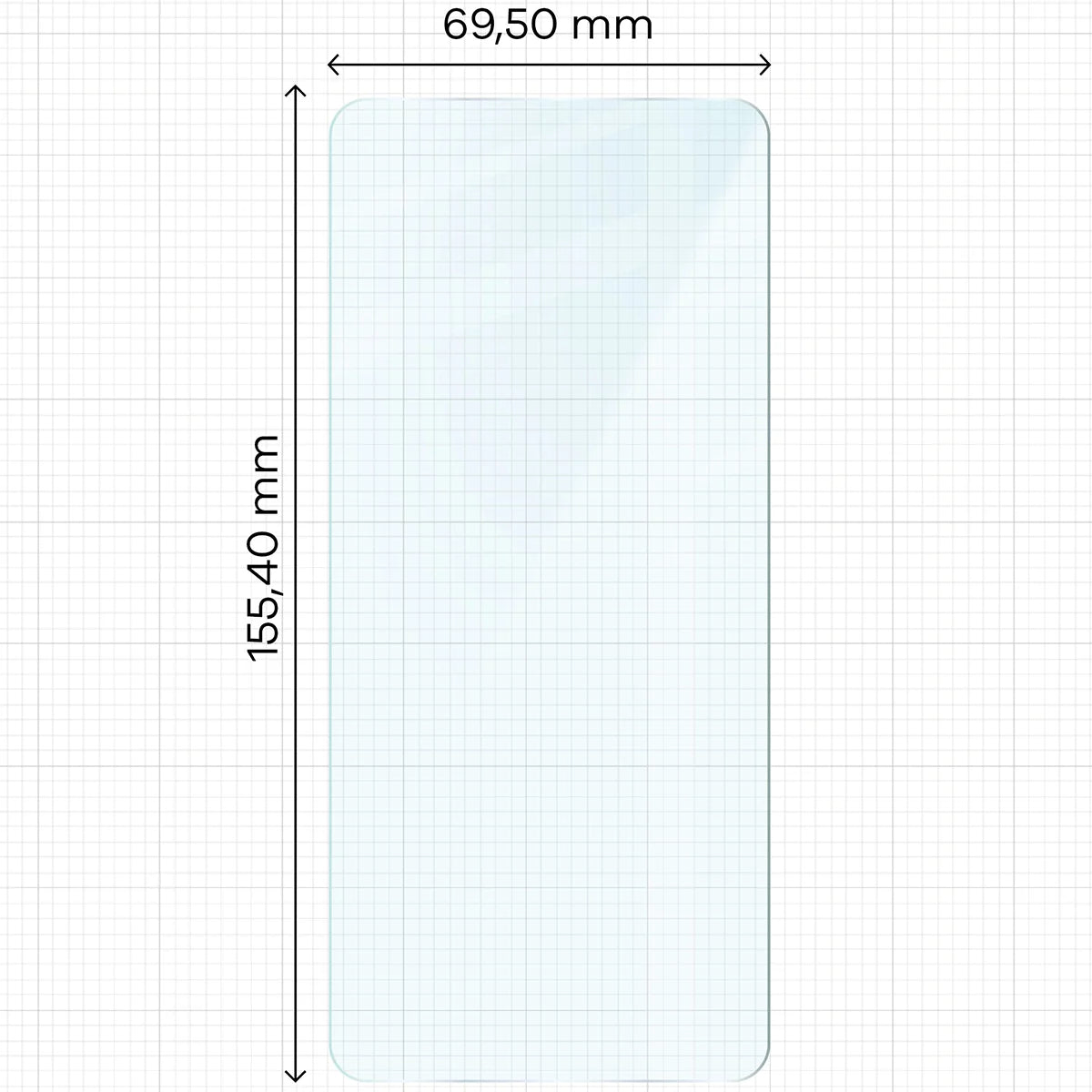Gehärtetes Glas für Realme 14 5G / 14T 5G, Bizon Glass Clear Duo, 2 Stück