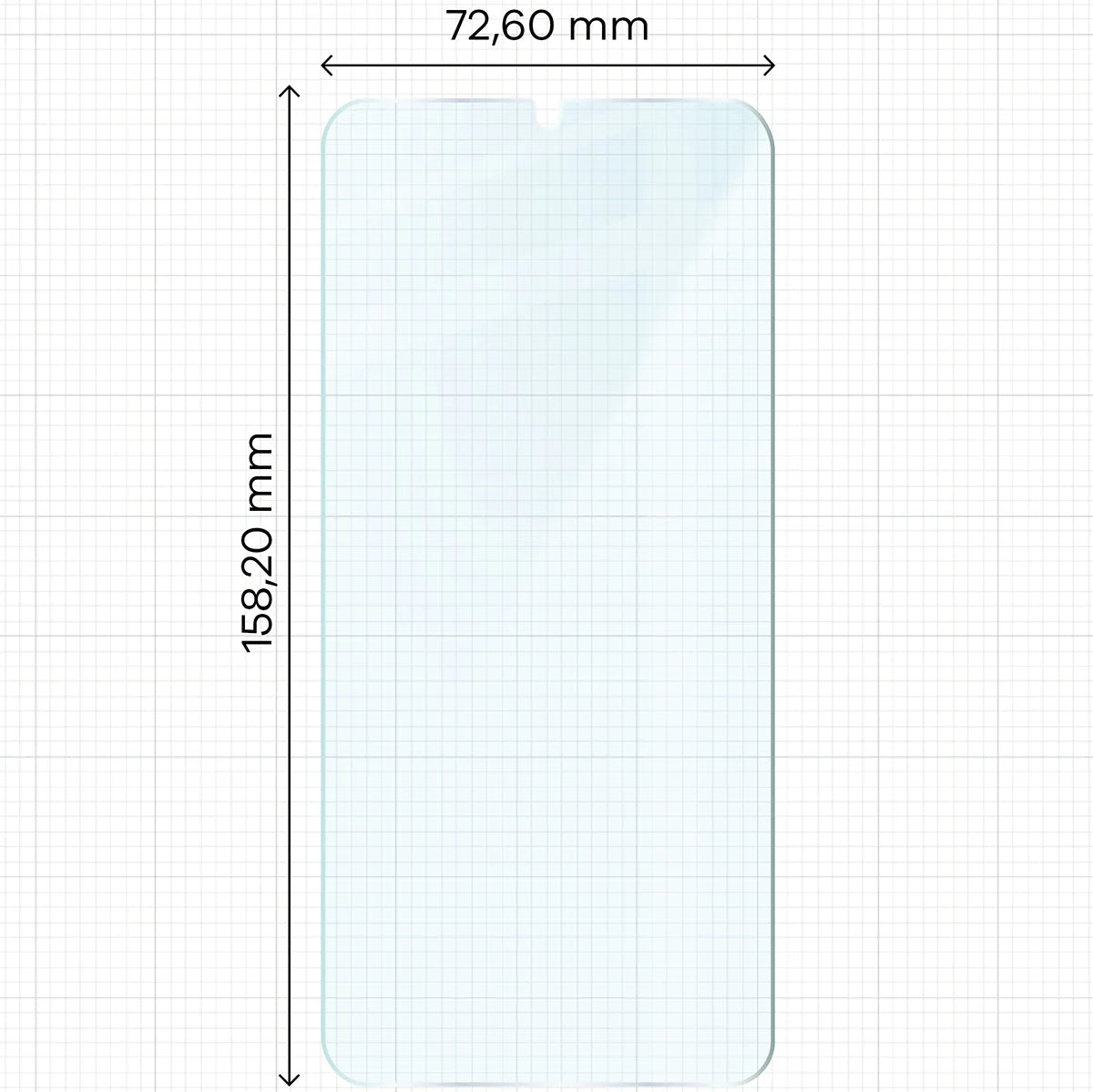 Gehärtetes Glas für Galaxy A16 4G/5G / A17 5G / A26 5G, Bizon Glass Clear Duo, 2 Stück