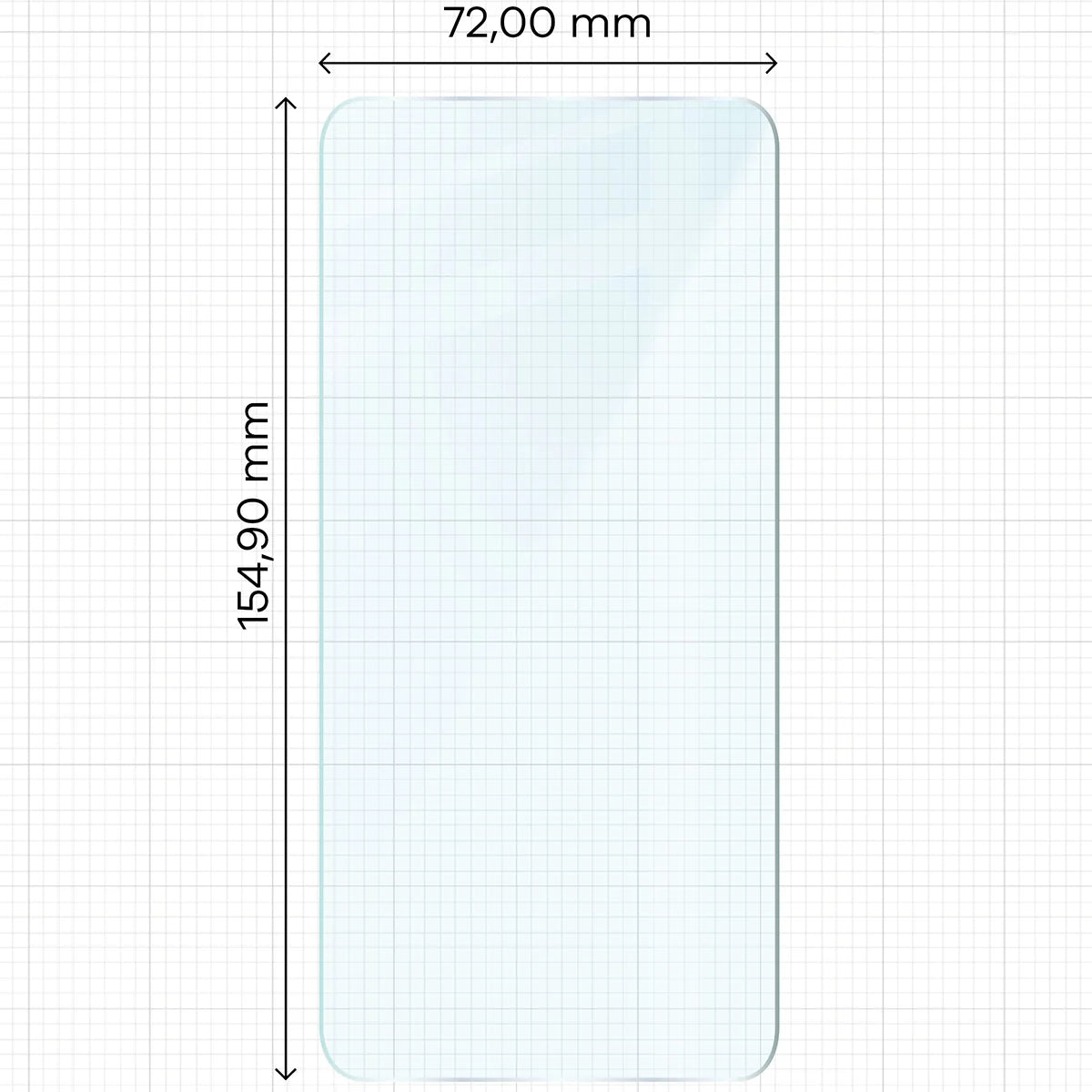 Gehärtetes Glas für Galaxy A34 5G, Bizon Glass Clear Duo, 2 Stück