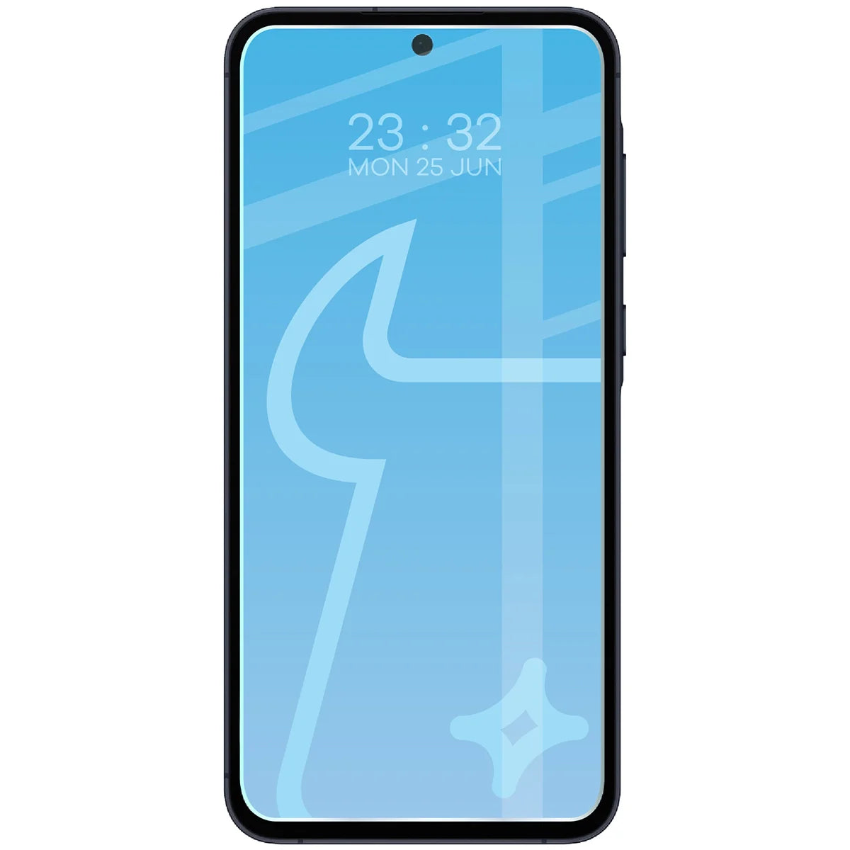 Gehärtetes Glas für Galaxy A55 5G, Bizon Glass Clear Duo, 2 Stück