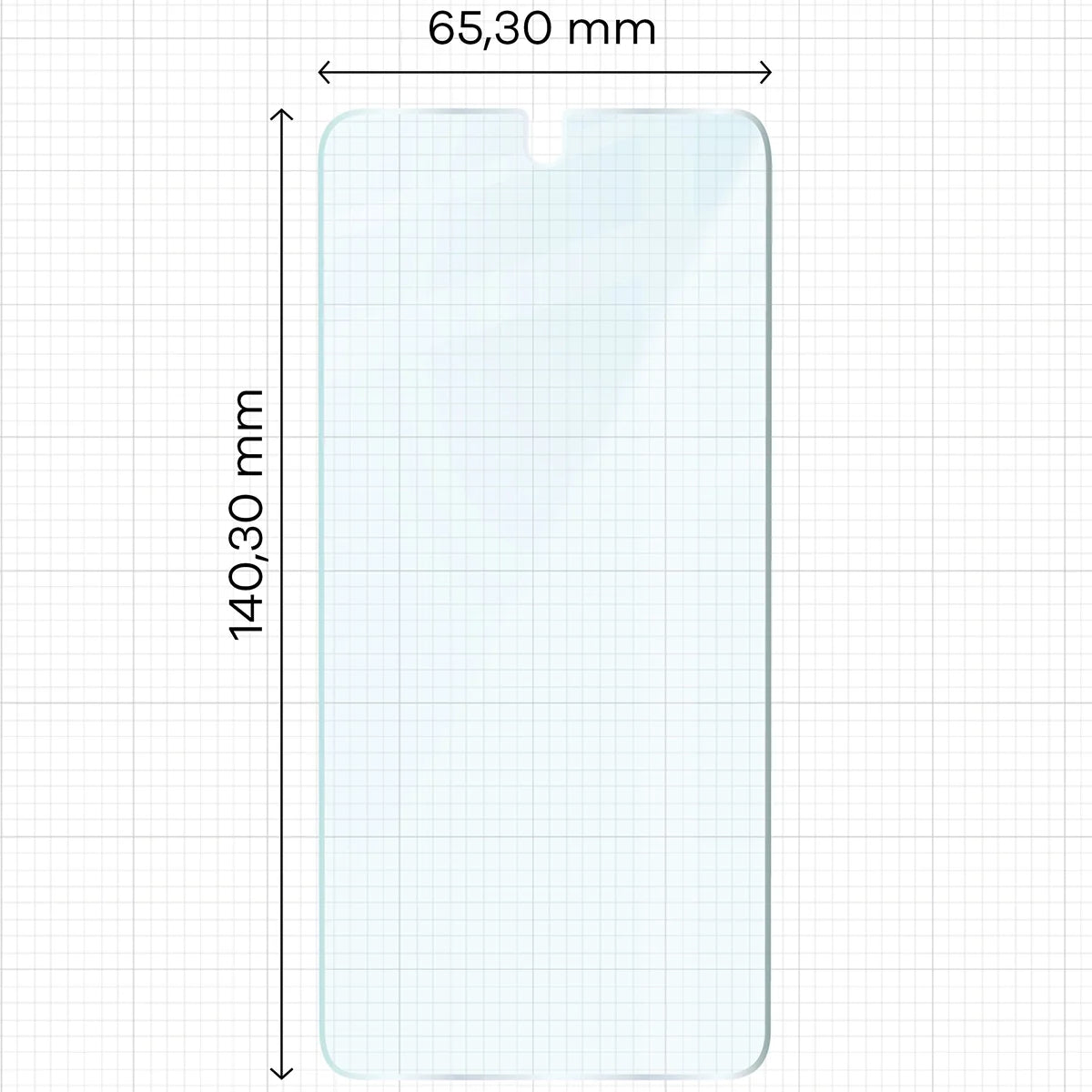 Gehärtetes Glas für Galaxy S22, Bizon Glass Clear Duo, 2 Stück