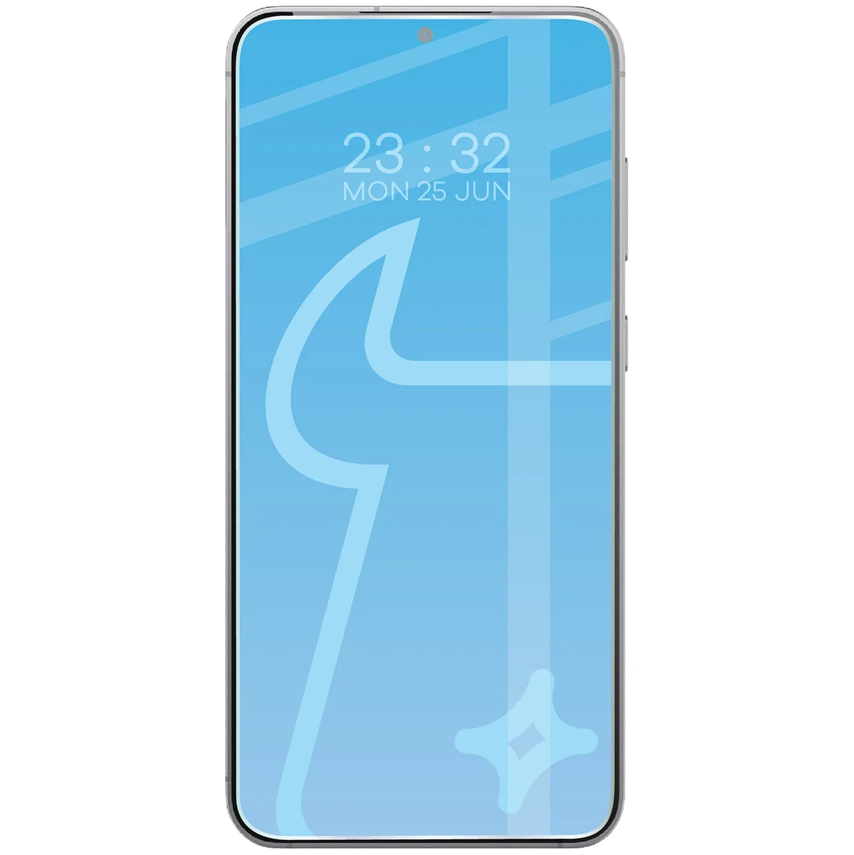 Gehärtetes Glas für Galaxy S26 Plus / S25 Edge, Bizon Glass Clear Duo, 2 Stück