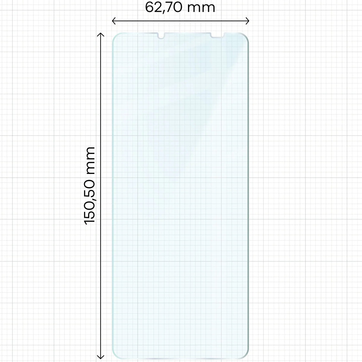 Gehärtetes Glas für Sony Xperia 10 V, Bizon Glass Clear Duo, 2 Stück