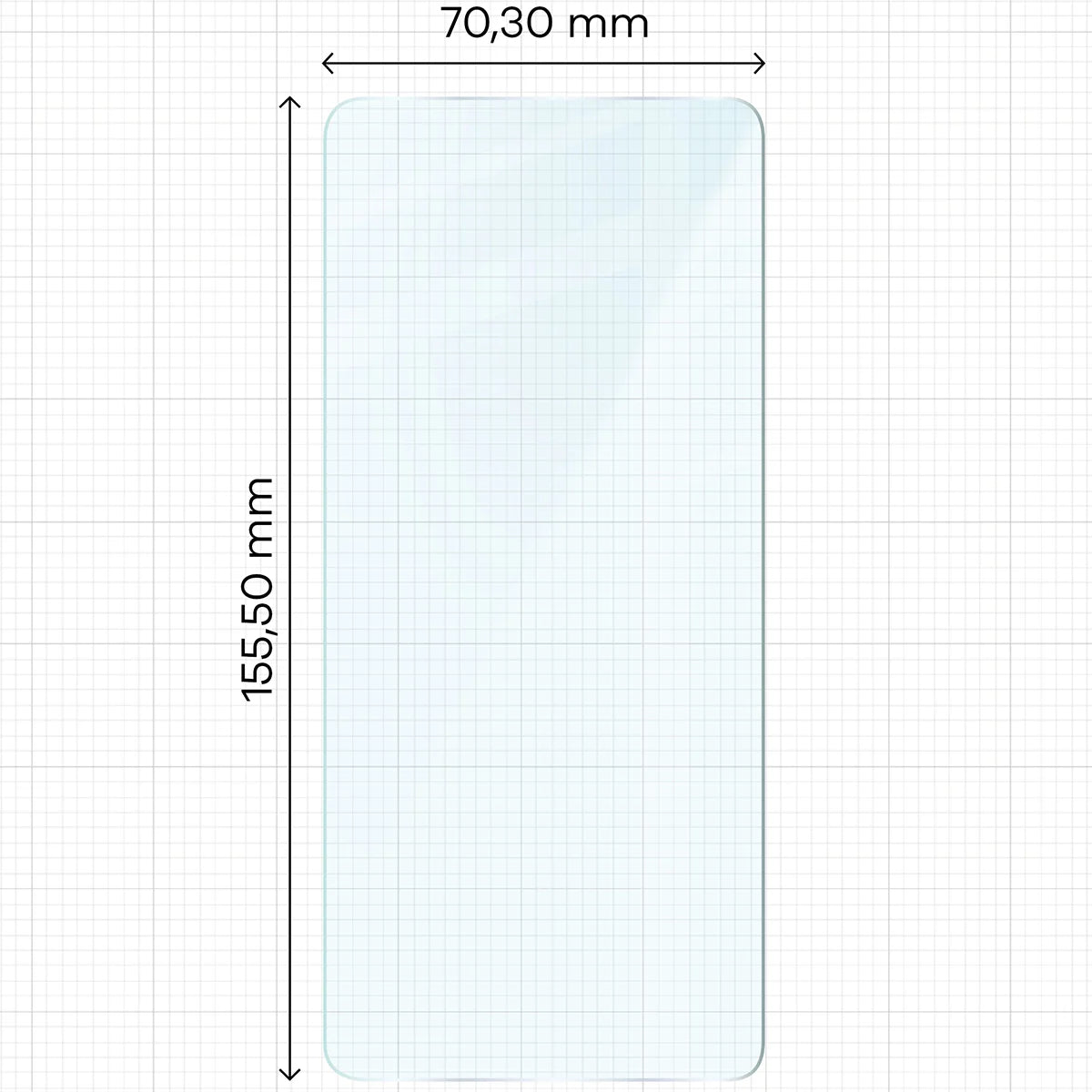 Gehärtetes Glas für Xiaomi POCO F7 Pro / F7 Ultra, Bizon Glass Clear Duo, 2 Stück