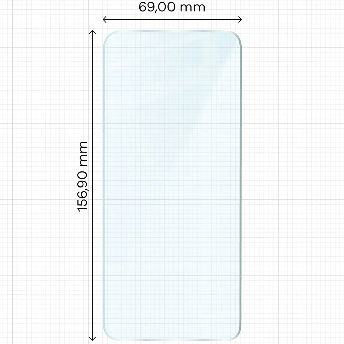 Gehärtetes Glas für Xiaomi Redmi Note 10 Pro, Bizon Glass Clear Duo, 2 Stück