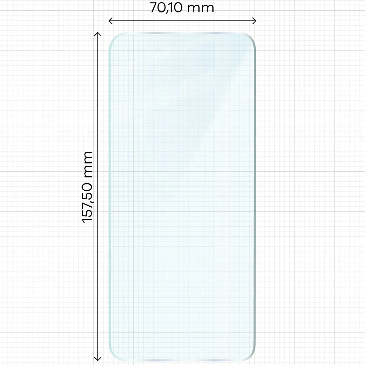 Gehärtetes Glas für Xiaomi Redmi Note 10 Pro, Bizon Glass Clear Duo, 2 Stück