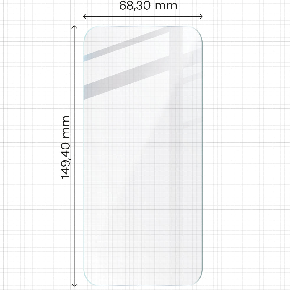 Gehärtetes Glas Bizon Glass Clear - 3 Stück + Kameraschutz für Oppo Reno 6 5G