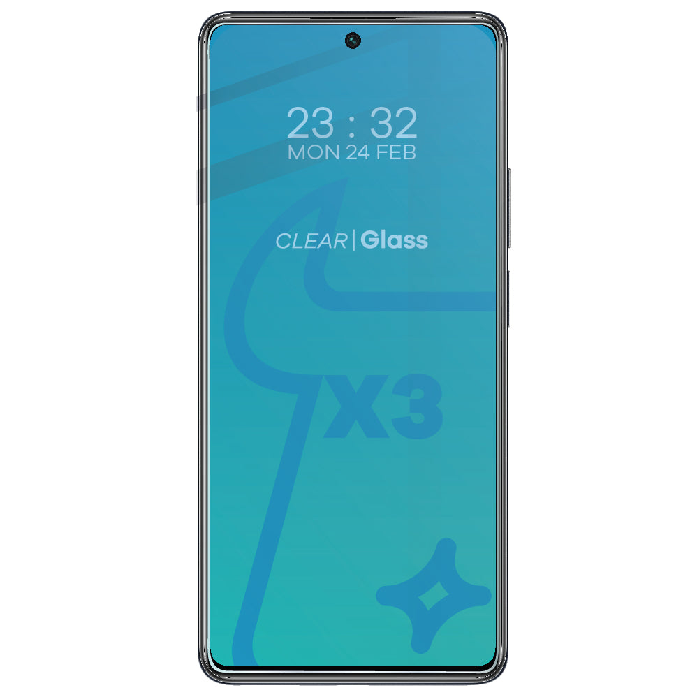 Gehärtetes Glas Bizon Glass Clear - 3 Stück + Kameraschutz für Xiaomi 11T 5G / 11T Pro 5G