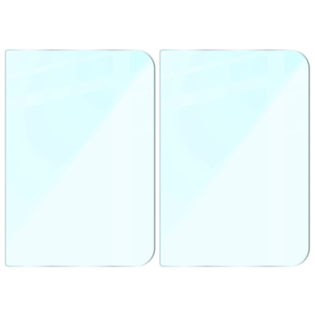Gehärtetes Glas für iPhone Duo, Bizon Glass Clear Duo, 2 Stück (4/4)