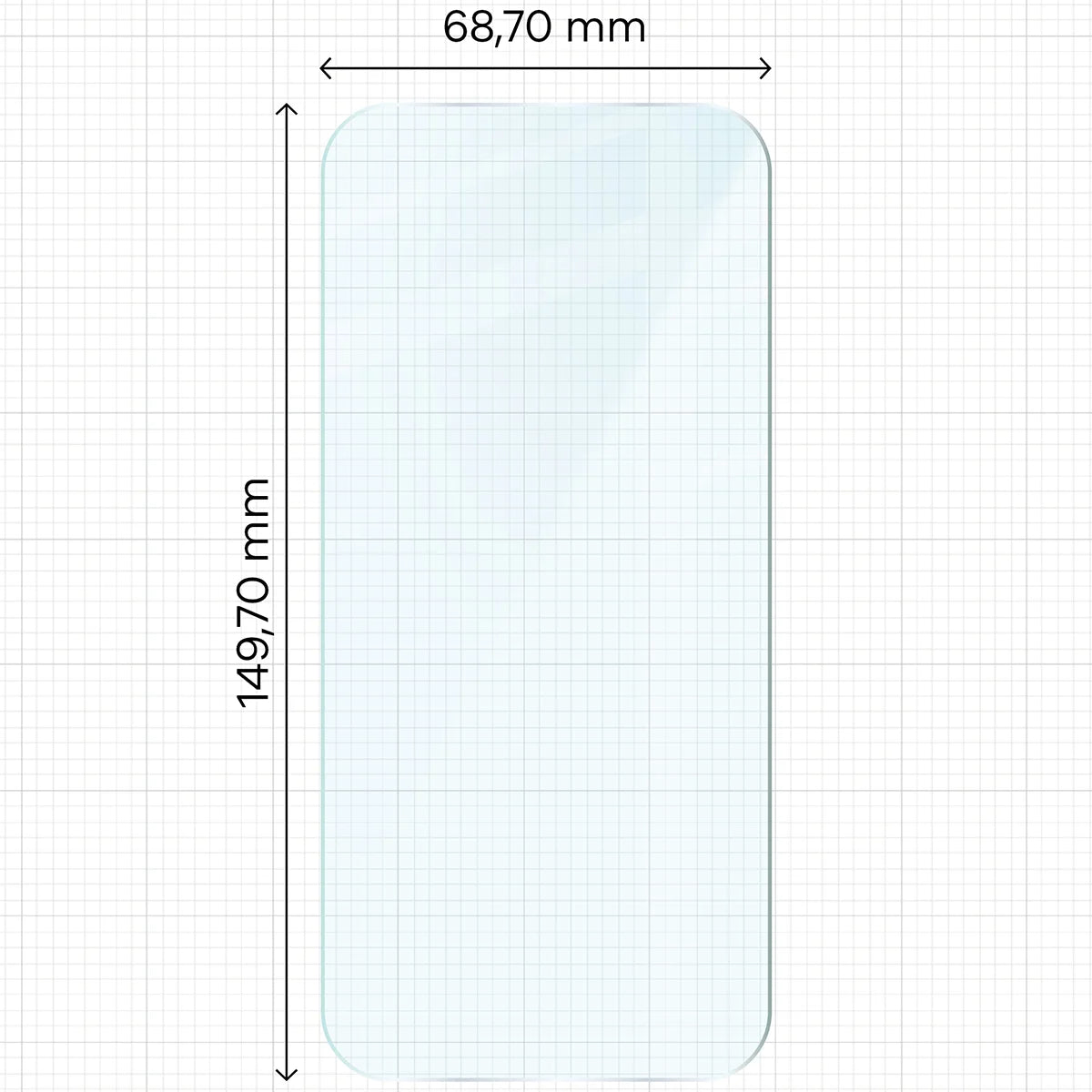 Gehärtetes Glas für Google Pixel 10a, Bizon Glass Clear Duo, 2 Stück