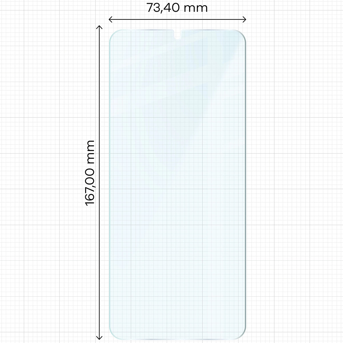 Gehärtetes Glas für Motorola Moto G06 4G / G06 Power 4G, Bizon Glass Clear Duo, 2 Stück (2/4)