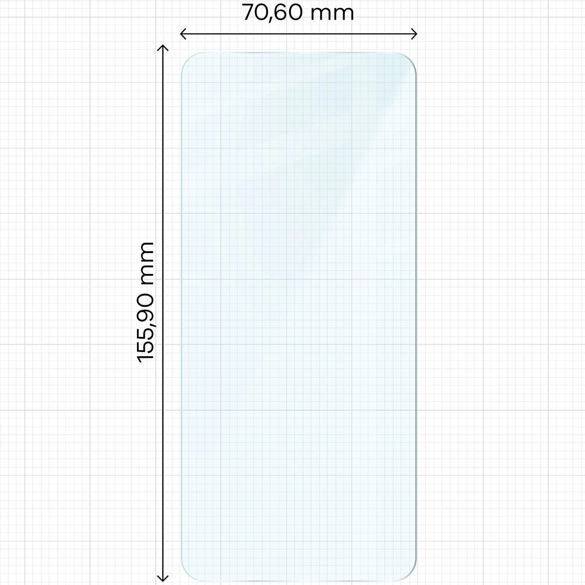 Gehärtetes Glas für Nothing Phone (3), Bizon Glass Clear Duo, 2 Stück (2/4)