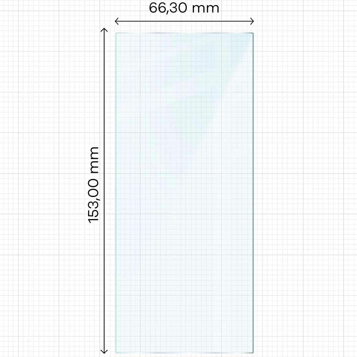Gehärtetes Glas für Galaxy Z Fold7, Bizon Glass Clear Duo, 2 Stück (2/4)
