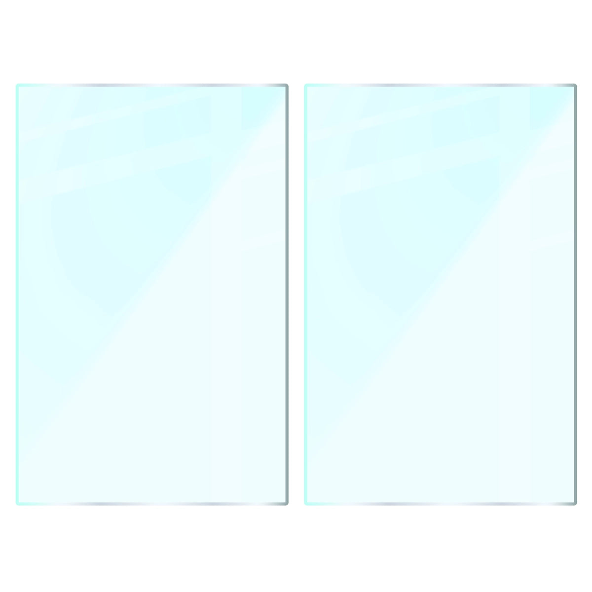 Gehärtetes Glas für Galaxy Z Fold8, Bizon Glass Clear Duo, 2 Stück