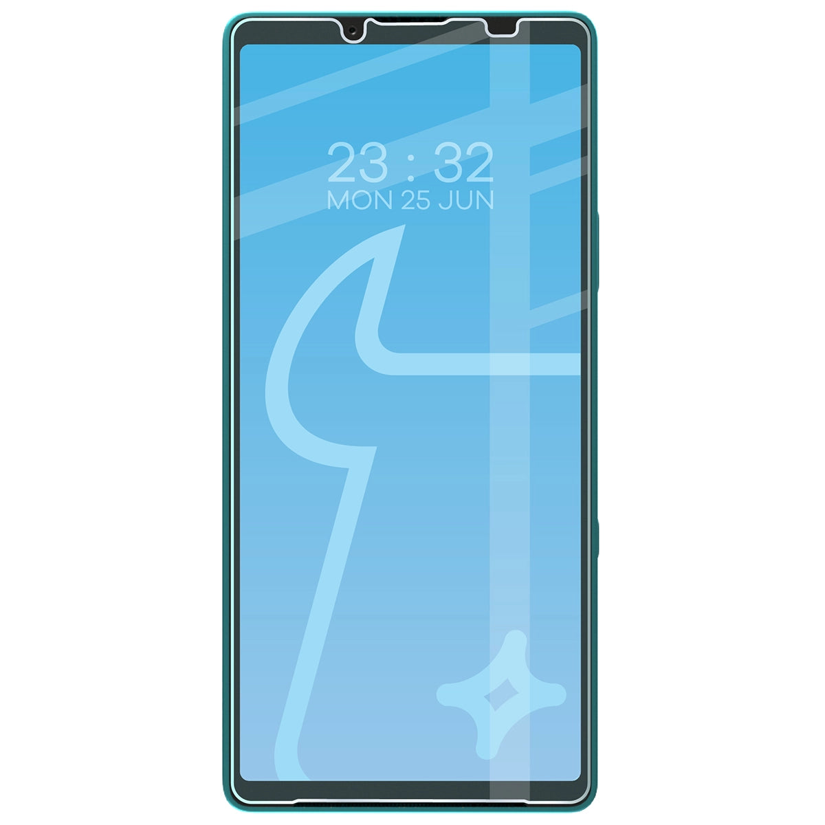 Gehärtetes Glas für Sony Xperia 10 VIII / VII, Bizon Glass Clear Duo, 2 Stück (3/4)