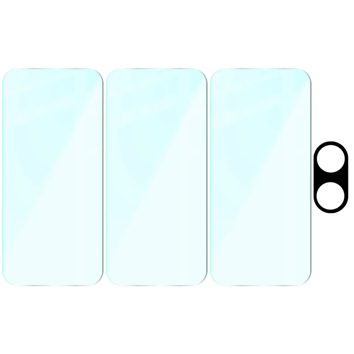 Gehärtetes Glas - 3 Stück + Kameraschutz für Xiaomi POCO X8 Pro, Bizon Glass Clear Pack