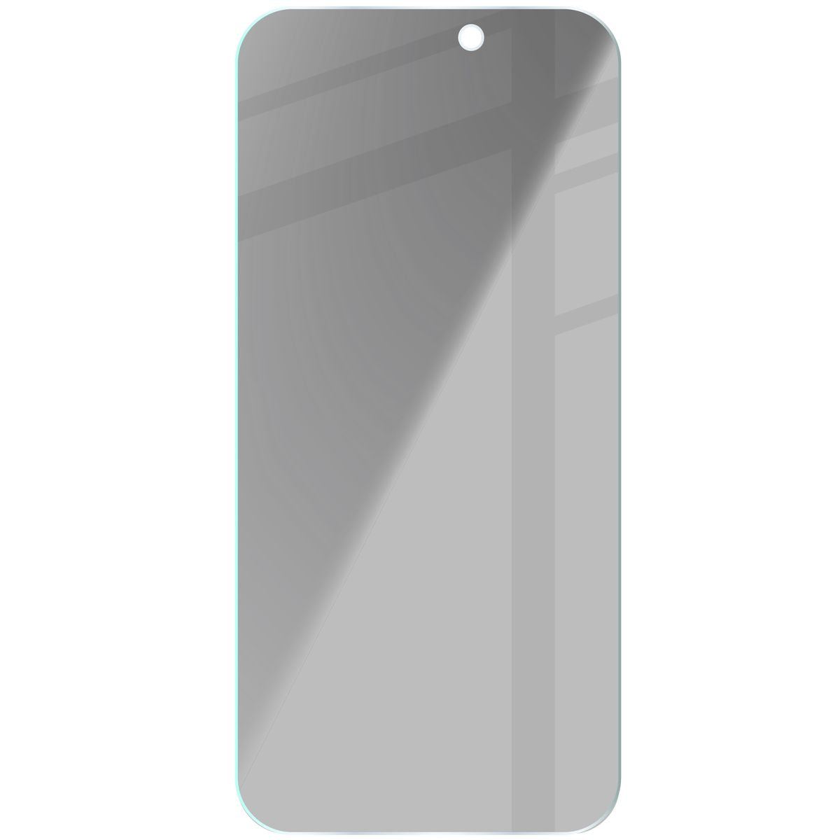 Gehärtetes Glas mit Privatschutzfilter für iPhone 15/15 Pro, Bizon Glass Clear Shadow, getönt