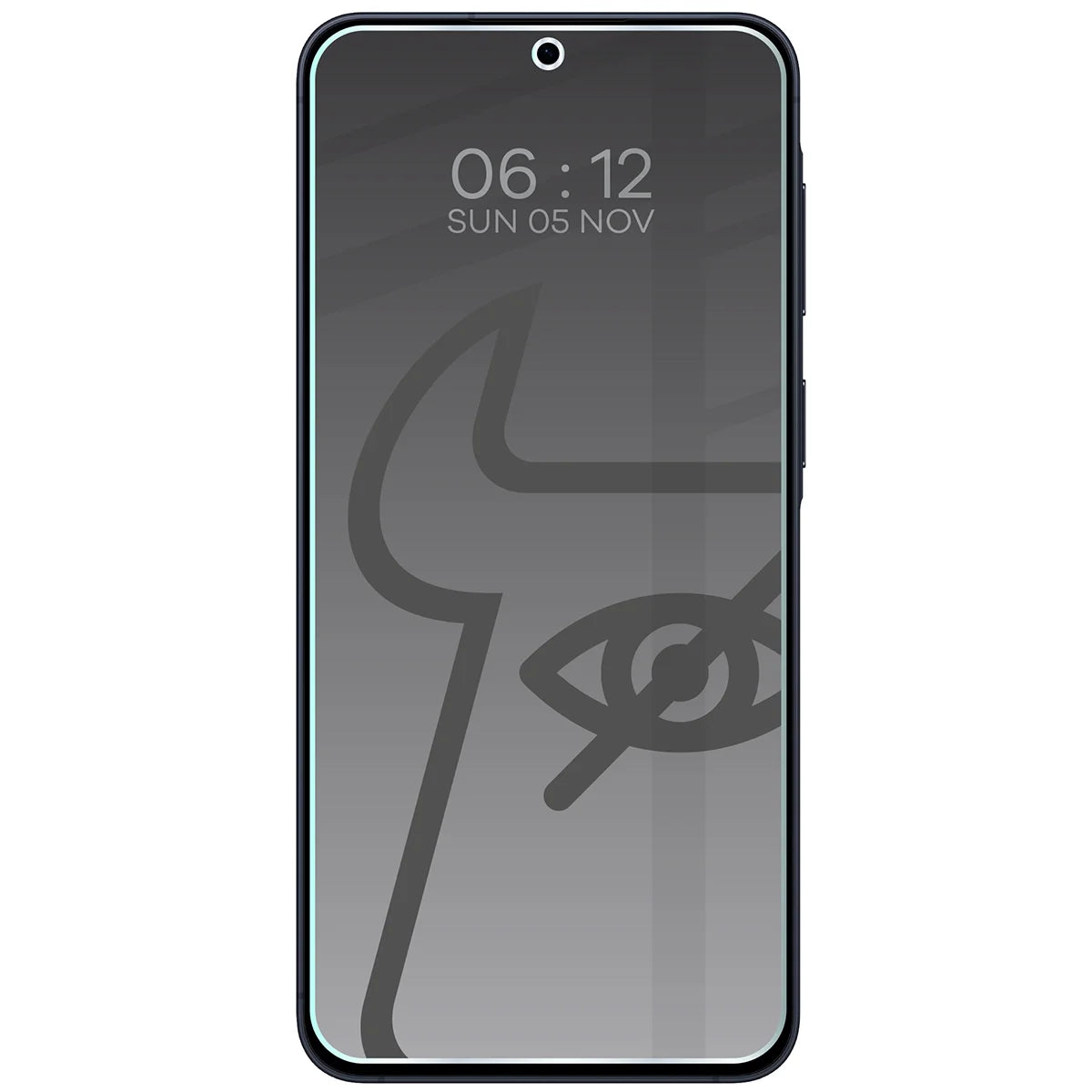 Gehärtetes Glas mit Privatschutzfilter für Galaxy A57 5G, Bizon Glass Clear Shadow, getönt