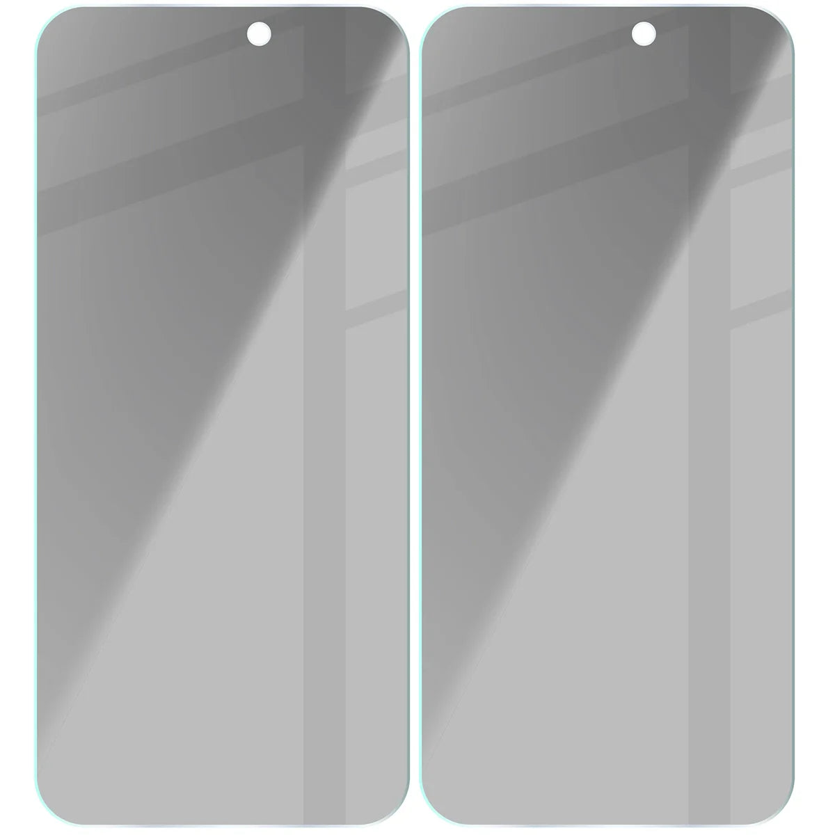 Gehärtetes Glas mit Privatschutzfilter für iPhone 16 Pro Max, Bizon Glass Clear Shadow Duo, getönt, 2 Stück