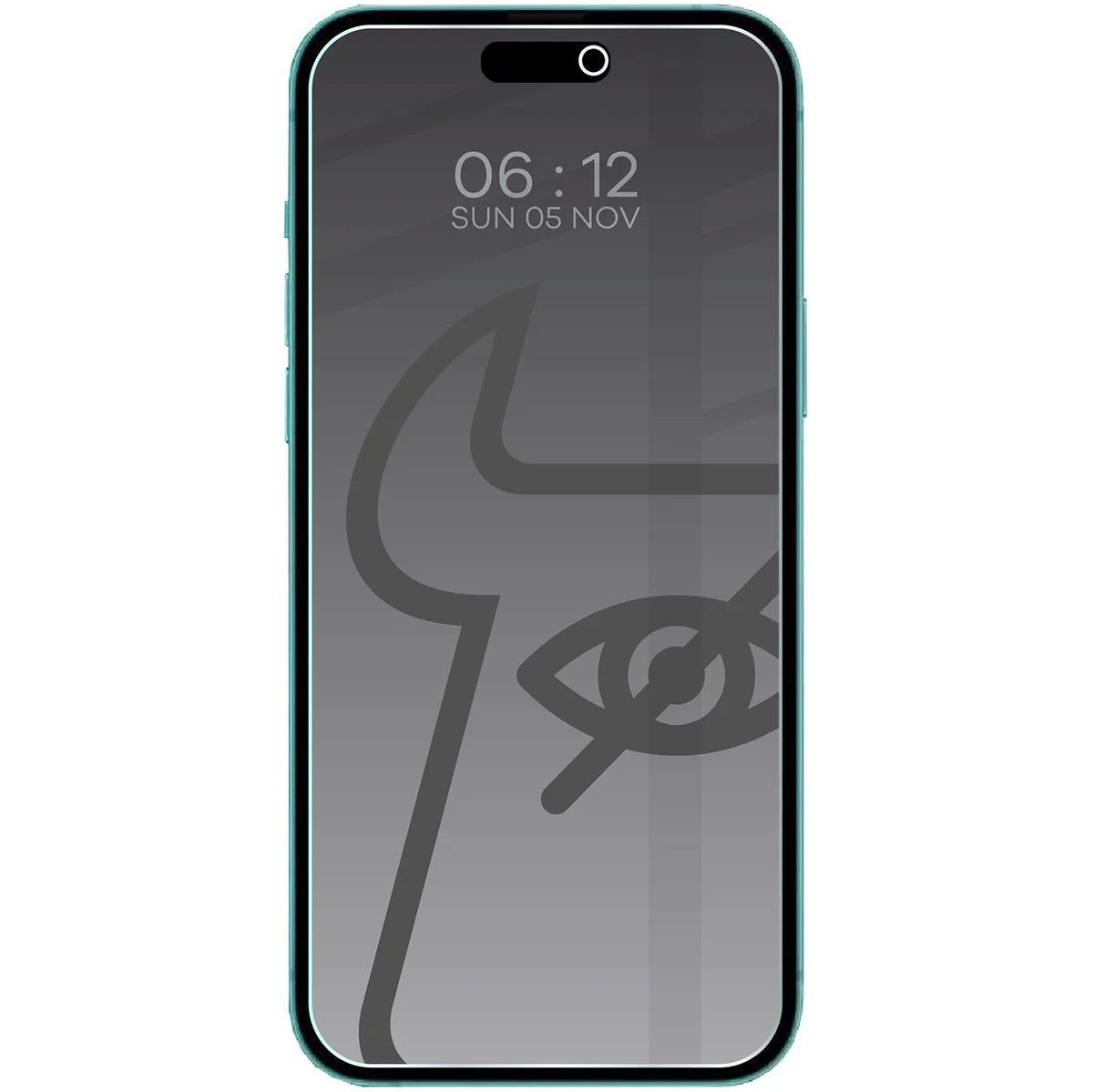 Gehärtetes Glas mit Privatschutzfilter für iPhone 15 Plus / 15 Pro Max / 16 Plus, Bizon Glass Clear Shadow Duo, getönt, 2 Stück