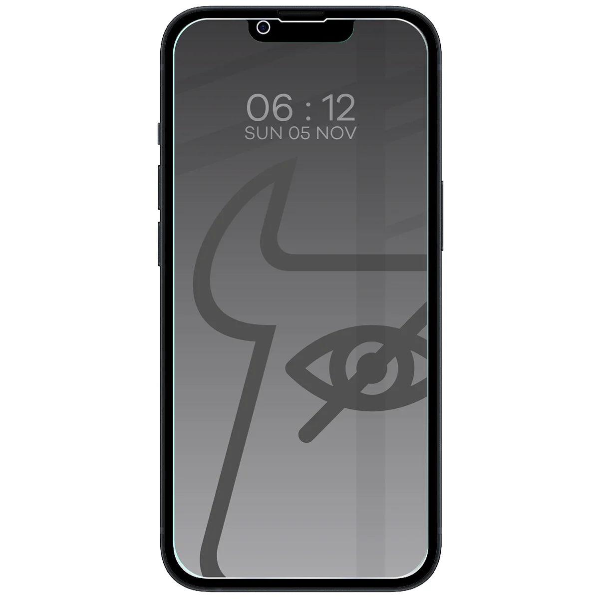 Gehärtetes Glas mit Privatschutzfilter für iPhone 17e / 16e / 14 / 13 Pro / 13, Bizon Glass Clear Shadow Duo, getönt, 2 Stück