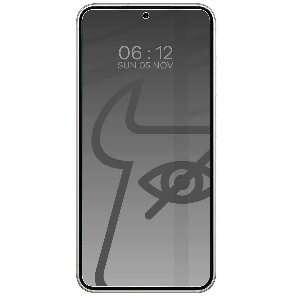 Gehärtetes Glas mit Privatschutzfilter für Galaxy S23, Bizon Glass Clear Shadow Duo, getönt, 2 Stück