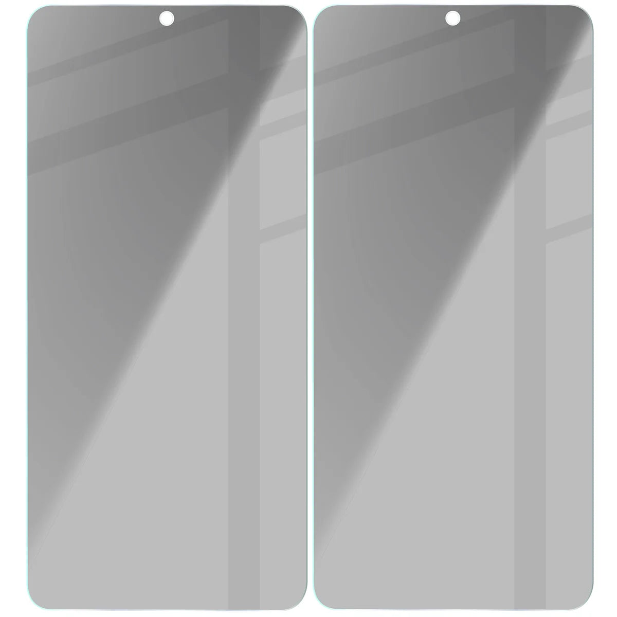 Gehärtetes Glas mit Privatschutzfilter für Galaxy S23, Bizon Glass Clear Shadow Duo, getönt, 2 Stück