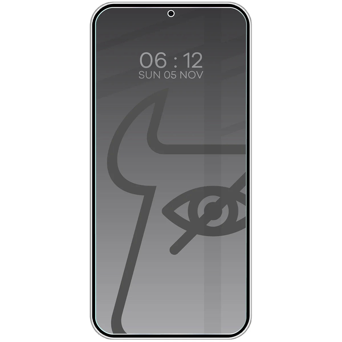 Gehärtetes Glas mit Privatschutzfilter für Galaxy S25 / S24, Bizon Glass Clear Shadow Duo, getönt, 2 Stück